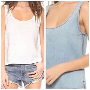 TWO Rag & Bone denim tanks NEW